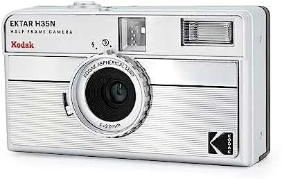 KODAK EKTAR H35N CAMERA STRIPED Sidabrinis