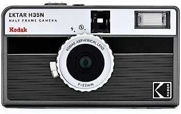 Kodak EKTAR H35N Camera Striped Juodas