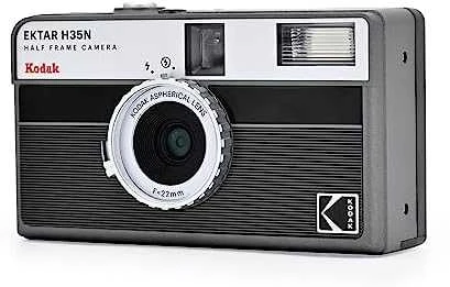 Kodak EKTAR H35N Camera Striped Juodas