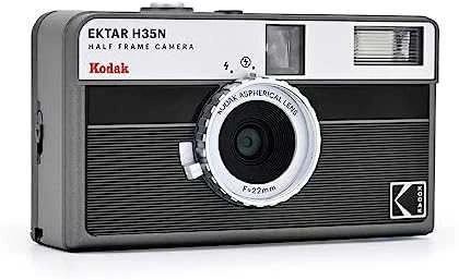 Kodak EKTAR H35N Camera Striped Juodas