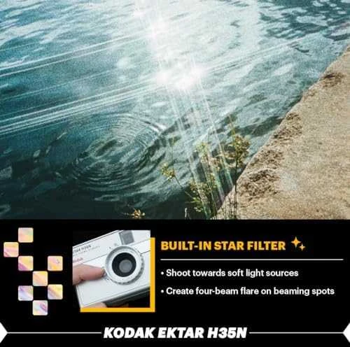 Kodak EKTAR H35N Camera Glazed Oranžinis
