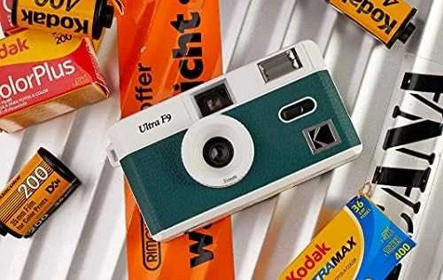 KODAK ULTRA F9 REUSABLE CAMERA DARK NIGHT Žalias