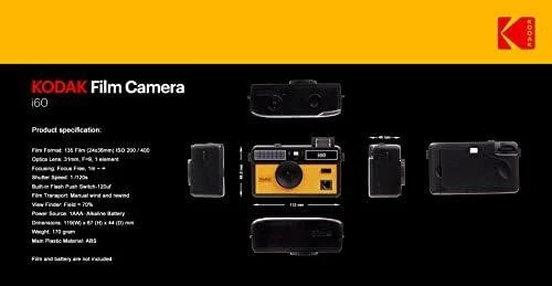 KODAK I60 REUSABLE CAMERA Juodas/VERY PERI