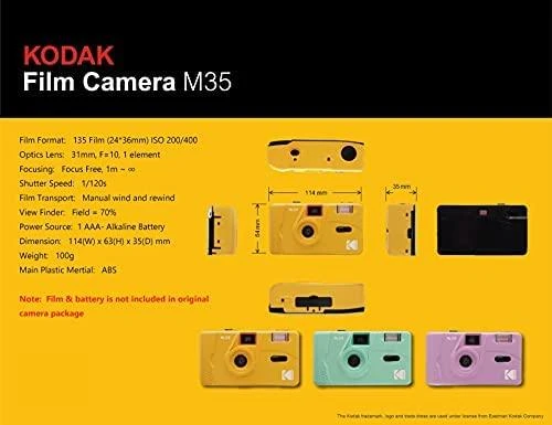 KODAK M35 REUSABLE CAMERA Žalias