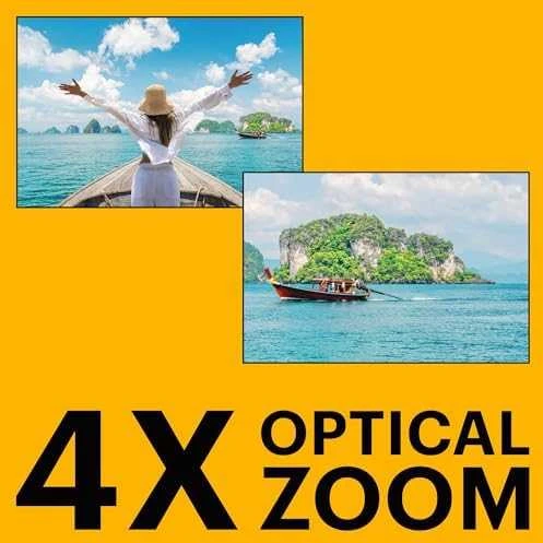 Kodak WPZ2 skaitmeninis fotoaparatas, baltos spalvos
