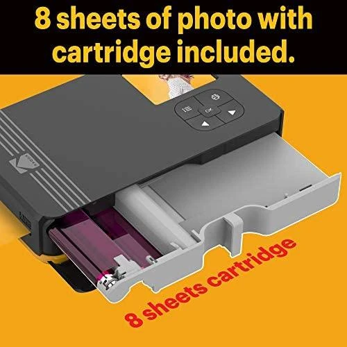 „Kodak Mini Shot Combo 2“ retro stiliaus 53,4 x 86,5 mm CMOS Geltona