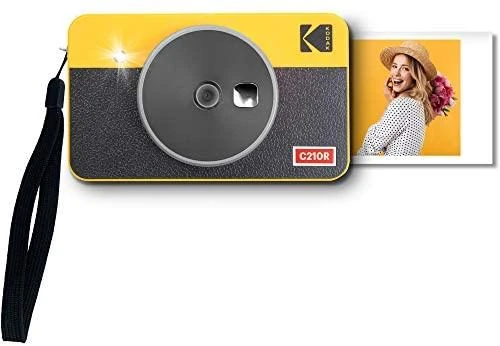 „Kodak Mini Shot Combo 2“ retro stiliaus 53,4 x 86,5 mm CMOS Geltona