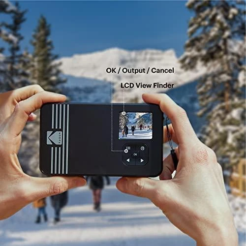 „Kodak Mini Shot Combo 2“ retro stiliaus 53,4 x 86,5 mm CMOS Geltona