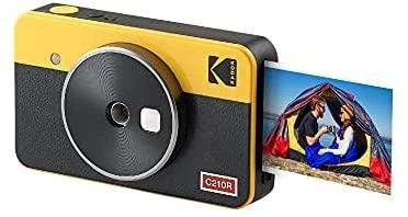 „Kodak Mini Shot Combo 2“ retro stiliaus 53,4 x 86,5 mm CMOS Geltona