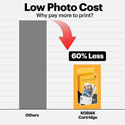 „Kodak Mini Shot Combo 2“ retro stiliaus 53,4 x 86,5 mm CMOS Geltona