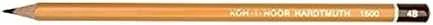 Koh I Noor grafito pieštukai 1500 / 4B (12 vnt) (174114)