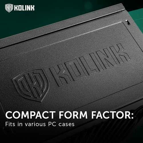„Kolink Regulator 80 PLUS Gold“ maitinimo blokas, ATX 3.0, PCIe 5.0, modulinis – 1000 vatų
