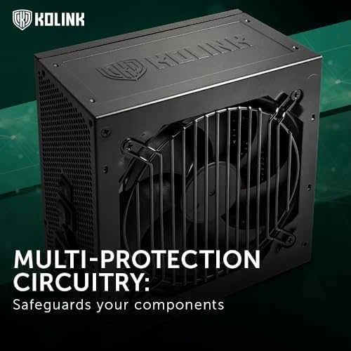 „Kolink Regulator 80 PLUS Gold“ maitinimo blokas, ATX 3.0, PCIe 5.0, modulinis – 1000 vatų