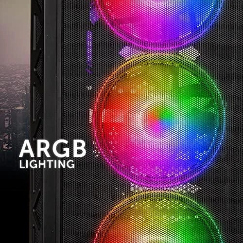 Kolink Citadel Mesh ATX ARGB Midi-Tower – juodos spalvos