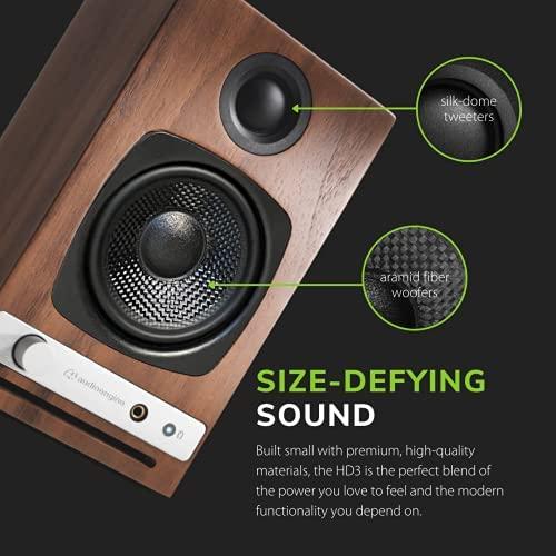 Audioengine HD3 BT 30 W kolonėlės, Riešutmedis