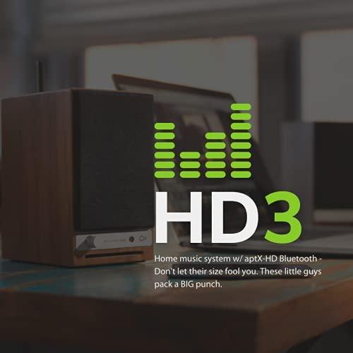 Audioengine HD3 BT 30 W kolonėlės, Riešutmedis