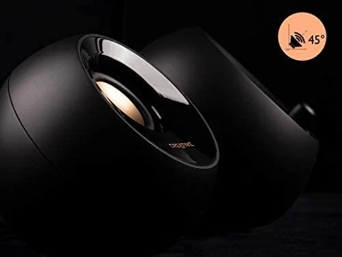 Kompiuterio kolonėlės Creative stalinės kolonėlės 2.1 „Pebble Plus“ su žemųjų dažnių garsiakalbiu, juodas