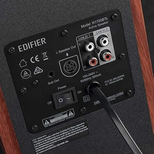 Kolonėlės Edifier R1700BTS, Rudos spalvos