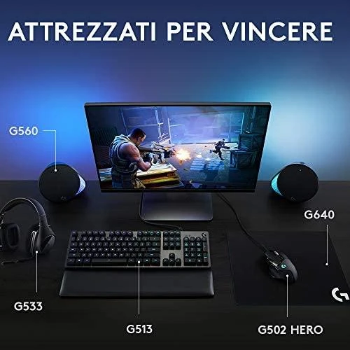 Kompiuterio kolonėlės Logitech G560 2.1 kanalai 120 W Juoda