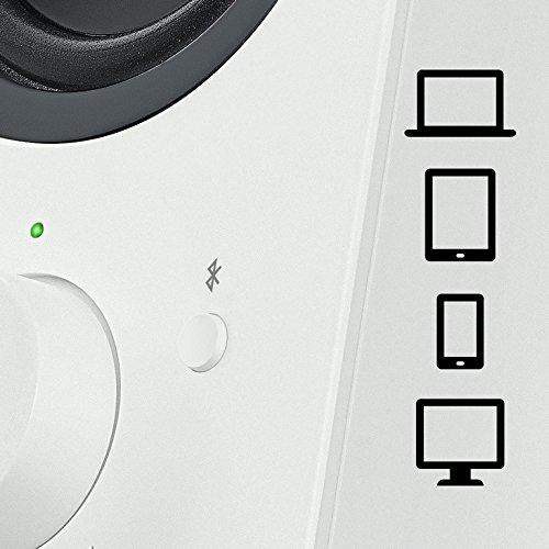 Kompiuterio kolonėlės Logitech Z207 garso kolonėlė 5 W Balta Bevielis 3.5mm/Bluetooth