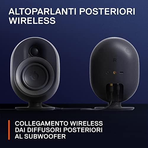 Kompiuterio kolonėlės SteelSeries Arena 9, Juodos spalvos