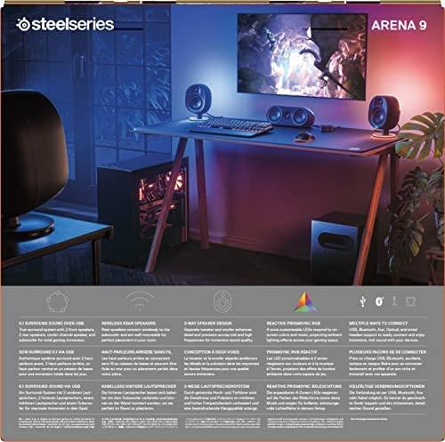 Kompiuterio kolonėlės SteelSeries Arena 9, Juodos spalvos