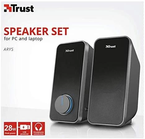 Kompiuterio kolonėlės Computer speaker Trust Arys 20179 (Juodas)