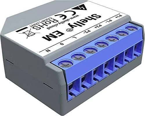 Shelly EM Wi-Fi valdomas energijos skaitiklis ir kontaktoriaus valdymas