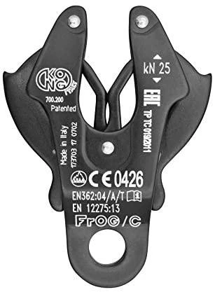 Juodas Kong Frog Cable automatinis karabinas su specifikacijomis