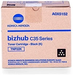 Konica Minolta Minolta TNP22K cartridge, juodas