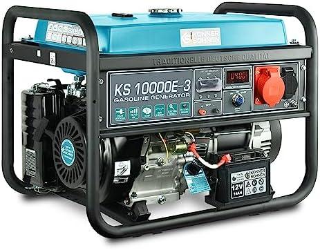 Benzininis generatorius Könner & Söhnen KS 10000E-3 7,5kW 230/400V