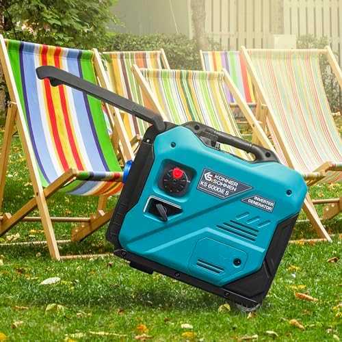 Benzininis inverterinis generatorius Könner & Söhnen KS 6000iE S, 5kW