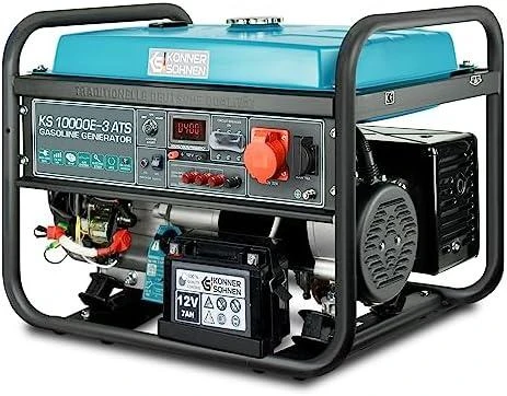KÖNNER & SÖHNEN Benzininis Generatorius 7,5kW 230/400V KS 10000E-3 ATS
