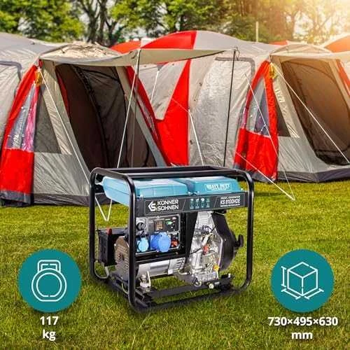 Könner & Söhnen dyzelinis generatorius 6,0kW 230V KS 8100HDE (EURO V)