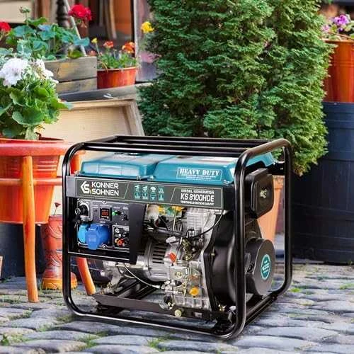 Könner & Söhnen dyzelinis generatorius 6,0kW 230V KS 8100HDE (EURO V)
