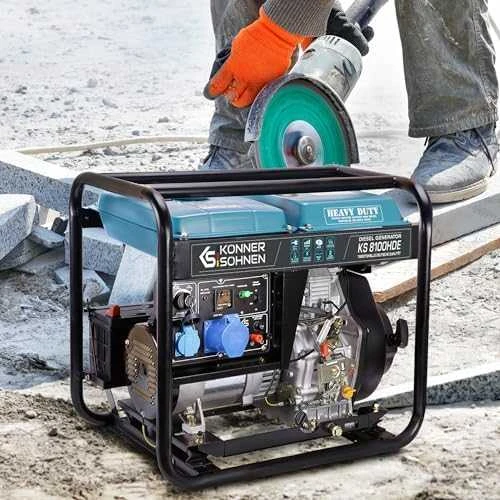 Könner & Söhnen dyzelinis generatorius 6,0kW 230V KS 8100HDE (EURO V)