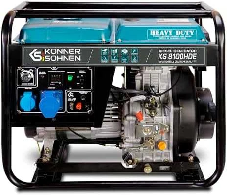 Könner & Söhnen dyzelinis generatorius 6,0kW 230V KS 8100HDE (EURO V)
