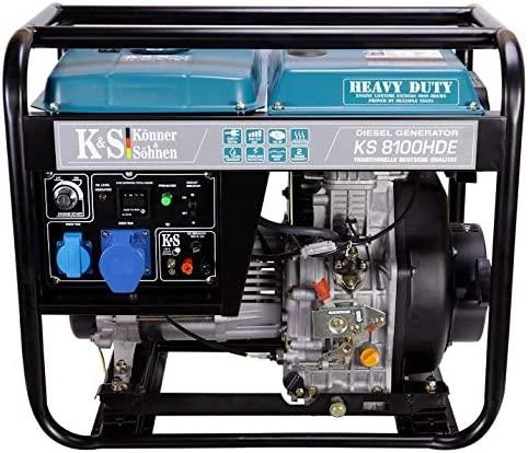 Könner & Söhnen dyzelinis generatorius 6,0kW 230V KS 8100HDE (EURO V)
