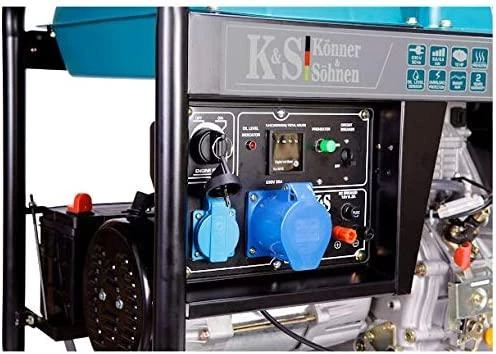 Könner & Söhnen dyzelinis generatorius 6,0kW 230V KS 8100HDE (EURO V)
