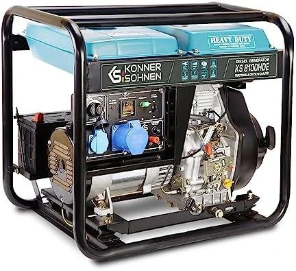 Könner & Söhnen dyzelinis generatorius 6,0kW 230V KS 8100HDE (EURO V)