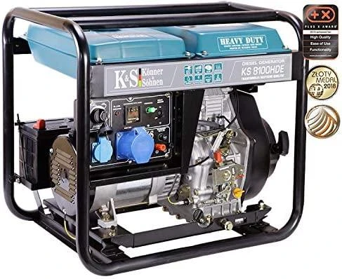 Könner & Söhnen dyzelinis generatorius 6,0kW 230V KS 8100HDE (EURO V)