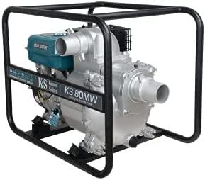 Konner & Sohnen KÖNNER &amp; SÖHNEN KS BENZININIS VANDENS SIURBLYS KS 80MW LABAI UŽTERŠTAM VANDENIUI 1000 l/min