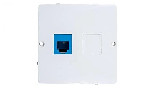 Kontakt-Simon Simon Basic telefono lizdas vienvietis RJ12 baltas (BMT1.02/11)