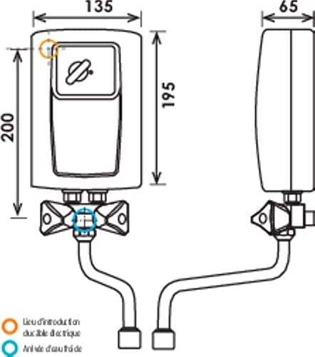 Kospel ELEKTR.PRZEPŁ.PODGRZ.EPS2-5,5KW TWISTER