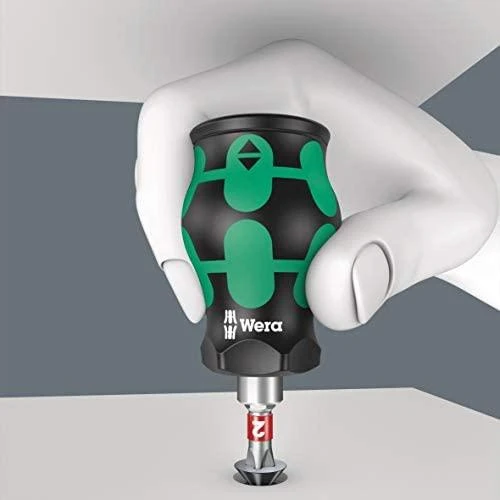 Atsuktuvas su keičiamais antgaliais Wera Kraftform Kompakt Stubby Magazin, 6 antgaliai PH, TORX, SL