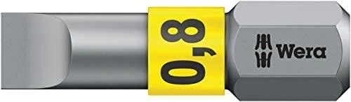 Atsuktuvas su keičiamais antgaliais Wera Kraftform Kompakt Stubby Magazin, 6 antgaliai PH, TORX, SL