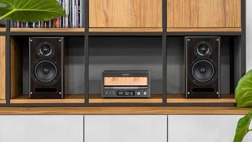 Muzikinis centras HiFi sistema Kruger & Matz KM1995 (A klasės stiprintuvas, CD, USB, Bluetooth, DAB+ skaitmeninis radijas, FM)