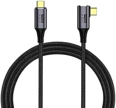 PREMIUMCORD Kabelis USB4™ Gen 3x2 40Gbps 8K@60Hz 240W Thunderbolt 3 kabelis 0,3m