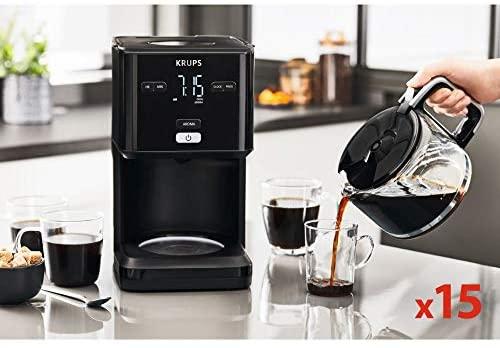 KRUPS lašelinis kavos aparatas Smart'n Light KM600810, 1,25 l, 1000 W su laikmačiu