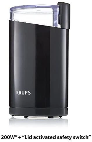 Kavamalė Krups F2034210 kavos ir prieskonių malūnėlis, juodas
